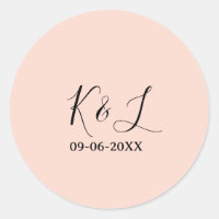 nom du couple de mariage lettre date fond pastel r