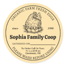 Nom du propriétaire du poulailler personnalisé Dat