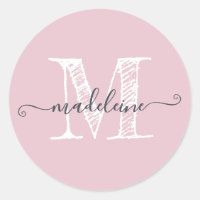 Nom du script moderne Monogramme Parfait initial r