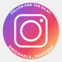 Nom d'utilisateur Instagram balise promotion comme