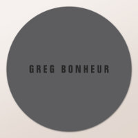Nom moderne ou autre Modèle de texte | Gris charbo