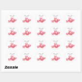 Sticker Rond nom_monogramme (Feuille)