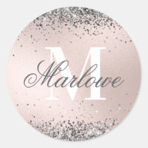 Nom monographique personnalisé Parties scintillant