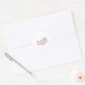 Sticker Rond nom quentin (Enveloppe)