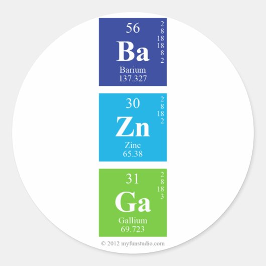 Sticker Rond non défini (Devant)