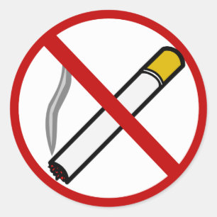 Sticker Rond Non-fumeurs !