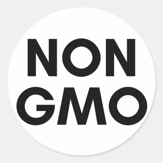 Sticker Rond non gmo (Devant)