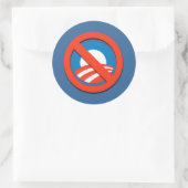 STICKER ROND NON "O" (Sac)