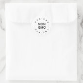 Sticker Rond Non-OGM (Sac)