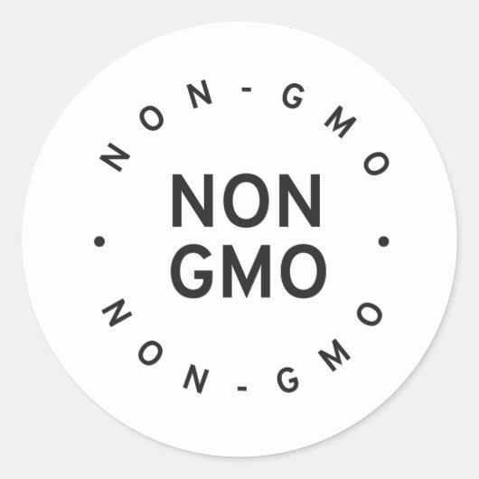 Sticker Rond Non-OGM (Devant)