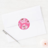 Sticker Rond Non testé sur les animaux (Enveloppe)