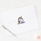 Sticker Rond Nonbinicorne (Enveloppe)