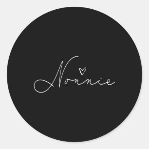 Sticker Rond Nonnie Grandma Fête des mères