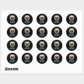 Sticker Rond Noodle No Bones Day (Feuille)