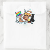 Sticker Rond Nooky & Freeze (Sac)