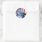 Sticker Rond Nora Présidente #4 (Sac)