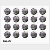 Sticker Rond Nora Présidente #7 (Feuille)