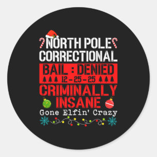 Sticker Rond Nord Le Correctionnel Criminellement Fou Parti Elf