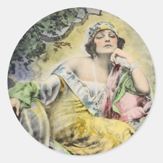Sticker rond "Norma Talmadge" (Devant)