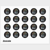 Sticker Rond Normaliser Les Esprit De Toutes Sortes D'Autisme S (Feuille)