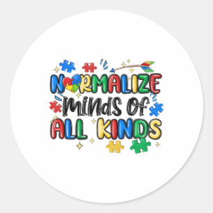 Sticker Rond Normaliser Les Esprits De Toutes Sortes Jour De Se