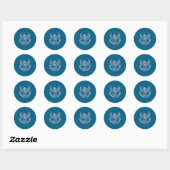 Sticker Rond Normalize Sobriety Queen Sober Recovery (Feuille)