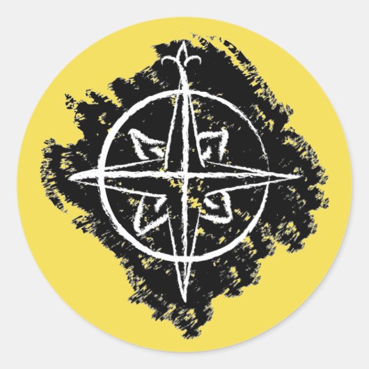 Sticker Rond Northshield (Devant)