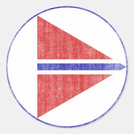 STICKER ROND NORVÈGE (Devant)