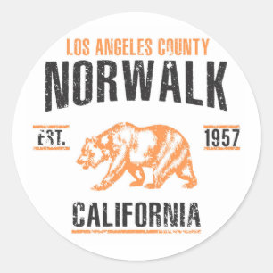Sticker Rond Norwalk