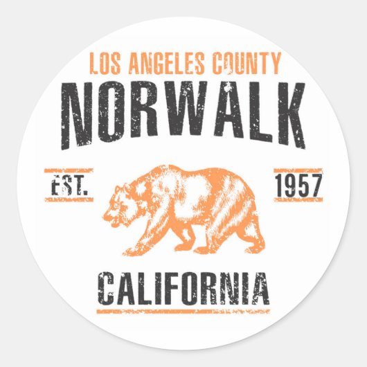 Sticker Rond Norwalk (Devant)