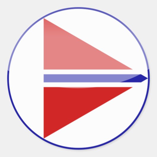 Sticker Rond norway (Devant)