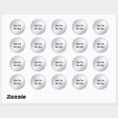 Sticker Rond Nostalgie Vieux Style Texte Calligraphie Script Ar (Feuille)
