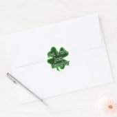 Sticker Rond Not Irish Just Naughty St. Patrick's Day (Enveloppe)