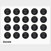 Sticker Rond Note à soi-même Vous Prévention du suicide Sensibi (Feuille)