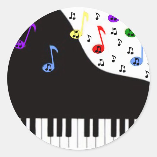 Sticker Rond Note Merci (Devant)