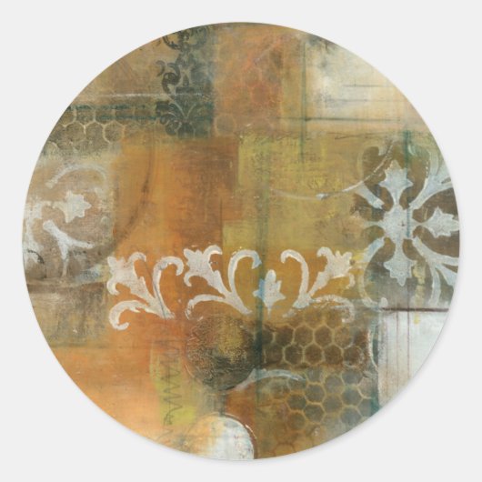 Sticker Rond Note moderne II (Devant)
