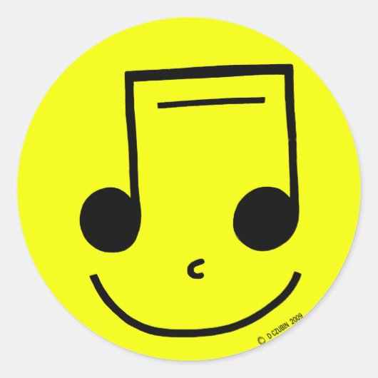 Sticker Rond Notes (Devant)