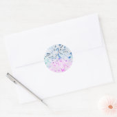 Sticker Rond Notes de musique (Enveloppe)