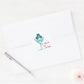 Sticker Rond Notre Boisson Club A Un Problème Bunco (Enveloppe)