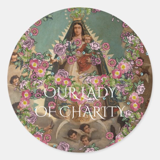 Sticker Rond notre dame de charité (Devant)