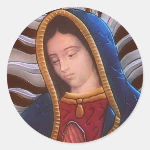 STICKER ROND NOTRE DAME DE GUADALUPE