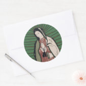 Sticker Rond notre dame de guadalupe (Enveloppe)