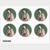 Sticker Rond notre dame de guadalupe (Feuille)