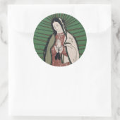 Sticker Rond notre dame de guadalupe (Sac)