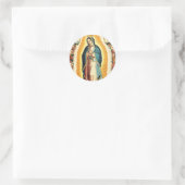Sticker Rond Notre-Dame de Guadalupe (Sac)