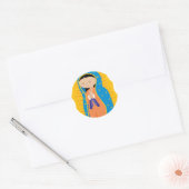 Sticker Rond Notre-Dame de Guadalupe (Enveloppe)