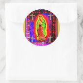 Sticker Rond Notre Dame de la Guadalupe (Sac)