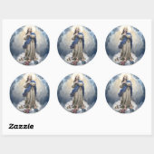 Sticker Rond Notre-Dame de l'Assomption (Feuille)