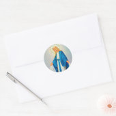 Sticker Rond Notre Dame de l'Immaculée Conception (Enveloppe)