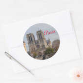 Sticker Rond Notre-Dame de Paris (Enveloppe)